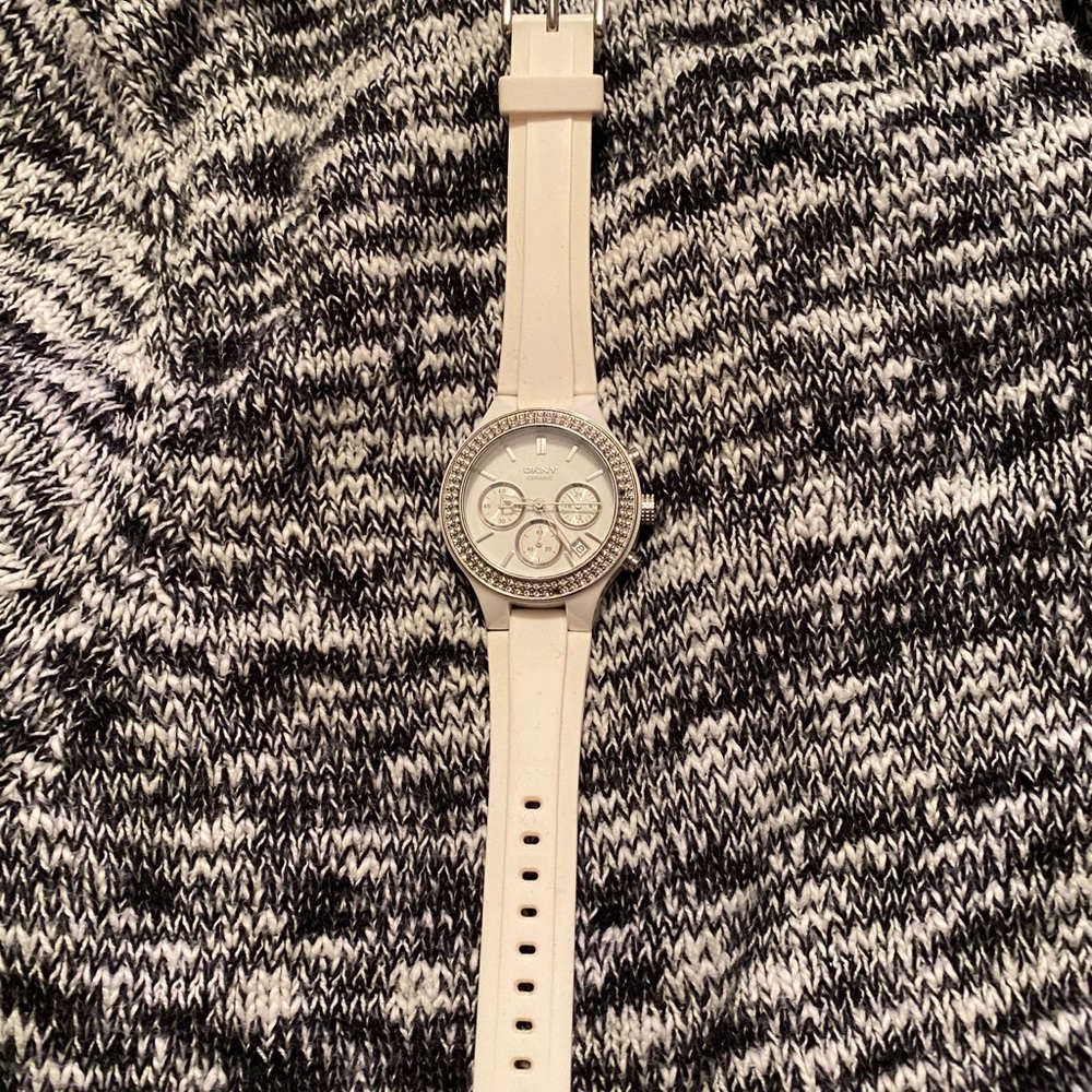 Dkny Ceramic Chronograph Watch - image 3